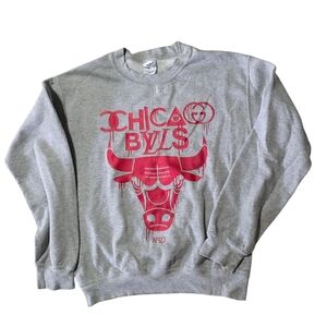 Gray Chicago Bulls Sweatshirt -small